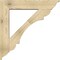 Ekena Millwork Olympic Traditional Rough Sawn Bracket w/ Offset Brace, Douglas Fir, 8"W x 40"D x 40"H BKT0806X40X40OLY01RDF - alternate 3